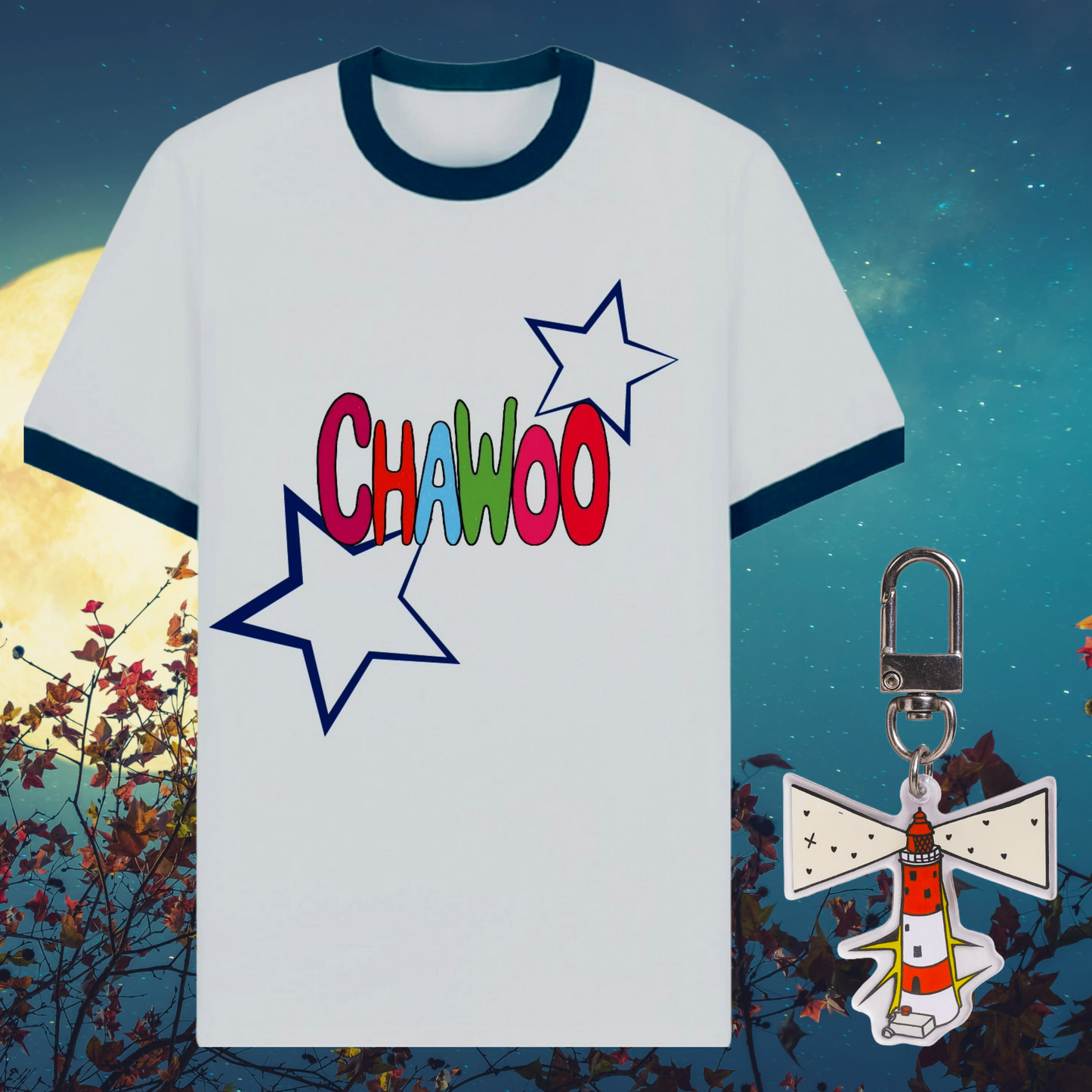 CHAWOO - T-shirt + Keyring